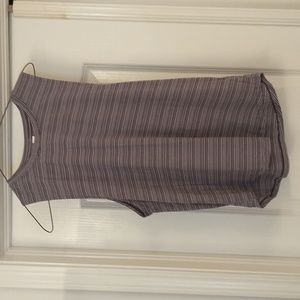 ATHLETA Cloudlight Striped Muscle Tank Top Sz M